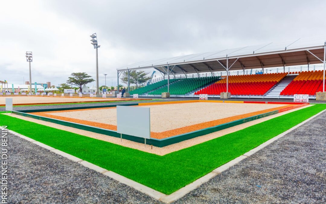 Boulodrome pour le championnat mondial de pétanque 